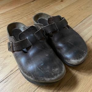 Boston Oiled Leather Birkenstocks